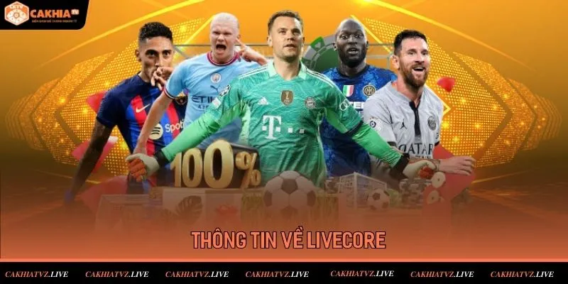 Thông tin giới thiệu về Livecore tại Cakhiatv